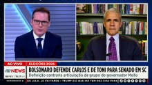 Bolsonaro defende Carlos e Carol de Toni para Senado em SC