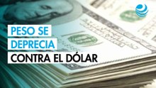 Peso mexicano se deprecia contra el dólar por segunda jornada consecutiva; cierra en 17.27 unidades