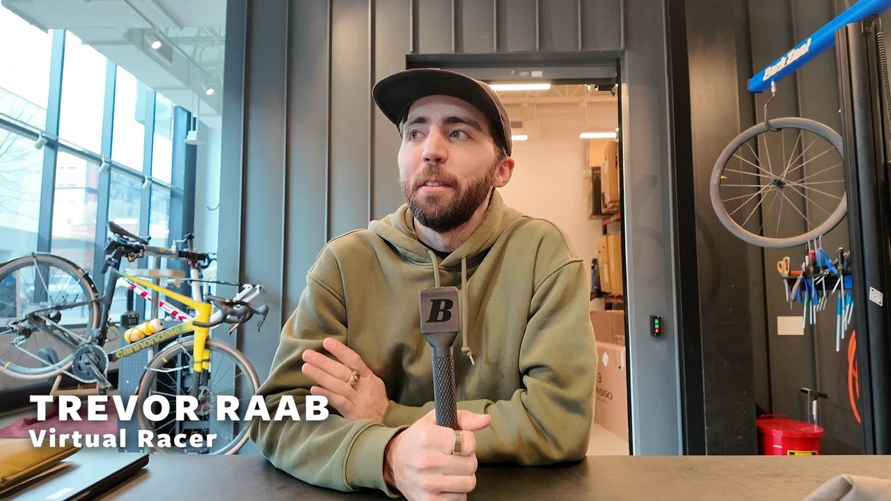 Trevor On Zwift Racing | Bicycling