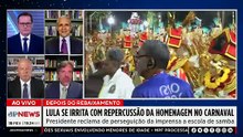 Lula se irrita com repercussão negativa de homenagem no Carnaval