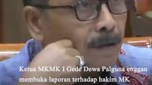 Tolak Buka Laporan Adies Kadir, Ketua MKMK Bilang Begini di DPR