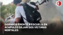 Mueren estudiante de Bachilleres y chofer tras balacera en Acapulco