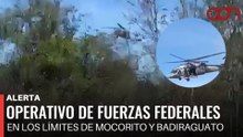 🚨¡Última Hora! Reportan un operativo de fuerzas federales en los límites de Mocorito y Badiraguato