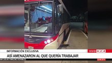 Las amenazas a un camionero que quería volver a su casa