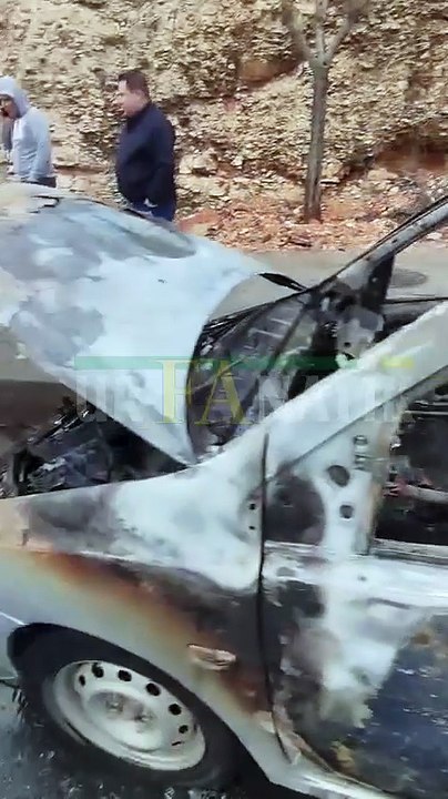 Şanlıurfa'da Yanan Otomobilden Geriye Hurda Yığını Kaldı