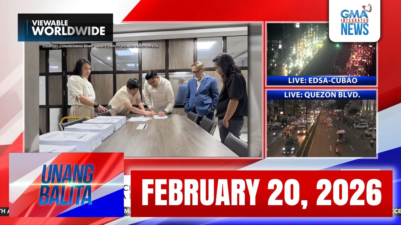 Unang Balita sa Unang Hirit: (Part 1) FEBRUARY 20, 2026 [HD]