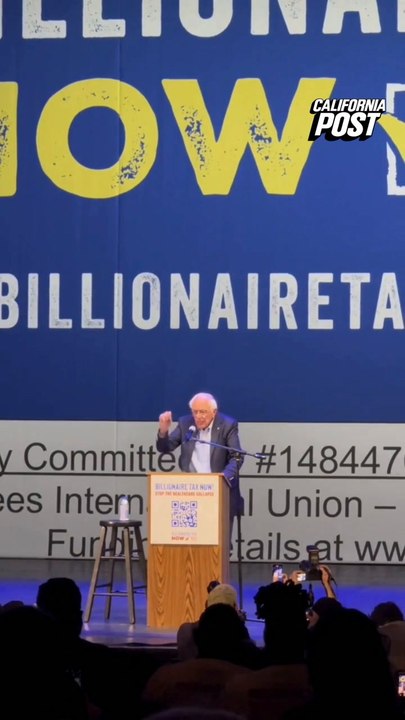 Bernie Sanders backs California billionaire tax...