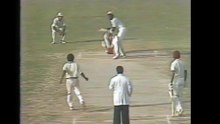 Masood Anwar Drop a Simple Catch vs West Indies 3 Day Match at Sahiwal 1986