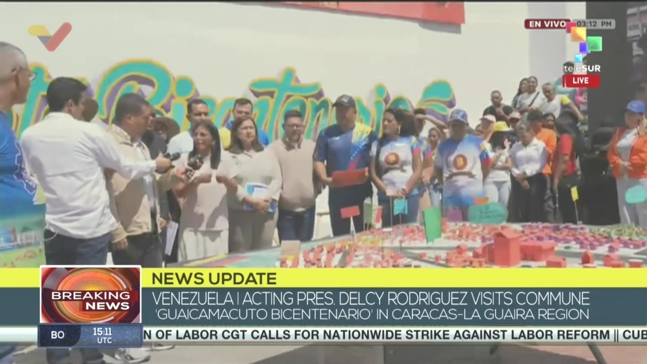 Delcy Rodriguez: Productive engines must create benefit to the average Venezuelan