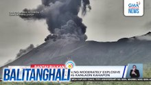 PHIVOLCS - Nagkaroon ng moderately explosive eruption ang Bulkang Kanlaon kahapon | Balitanghali