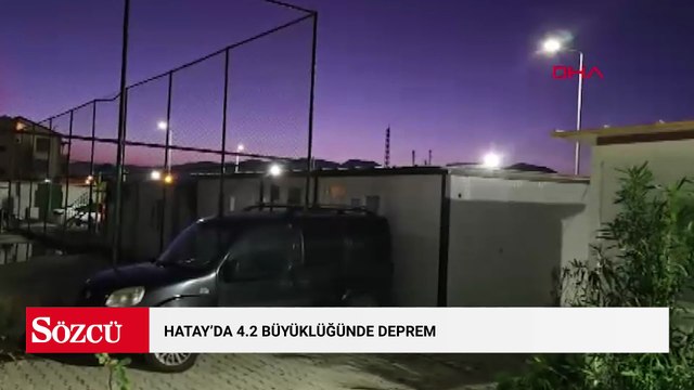 Hatay'da 4.2 büyüklüğünde deprem