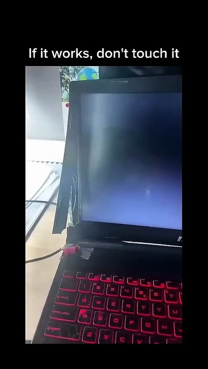 Dont touch it!! #tech #techtech #funnytech #funny