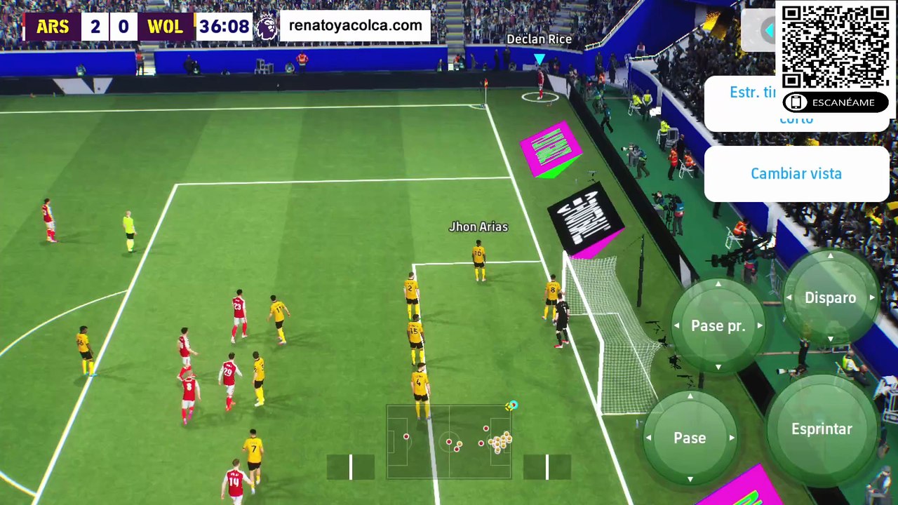 EFOOTBALL 2026 MOBILE GAMEPLAY - WOLVERHAMPTON vs. ARSENAL - PREMIER LEAGUE 25/26 | [60 FPS]
