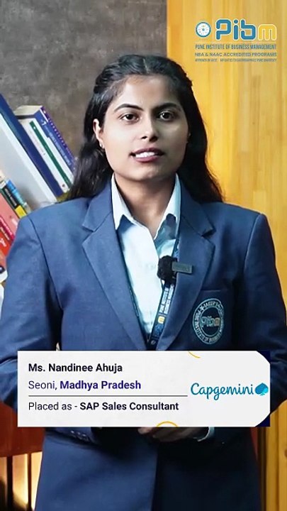 PIBM to Capgemini | PGDM Placements | Nandinee Ahuja Batch 2024–26