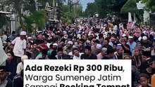 Ada Rezeki Rp 300 Ribu, Warga Sumenep Jatim Sampai Booking Tempat Tarawih dari Siang!