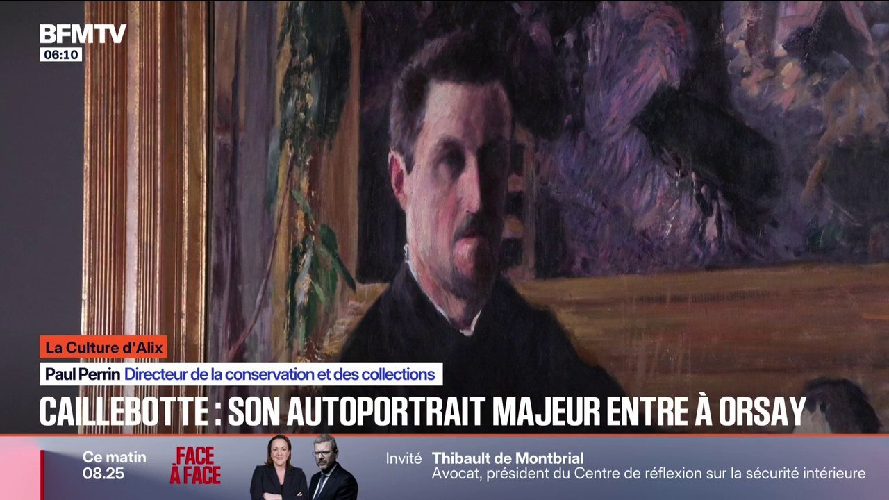 LA CULTURE D'ALIX - un autoportrait de Gustave Caillebotte entre au musée d'Orsay