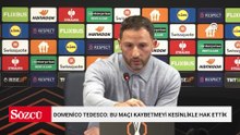 Domenico Tedesco: Bu maçı kaybetmeyi kesinlikle hak ettik