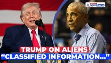 Trump Breaks Silence on Aliens | Responds to Barack Obama’s UFO Remark