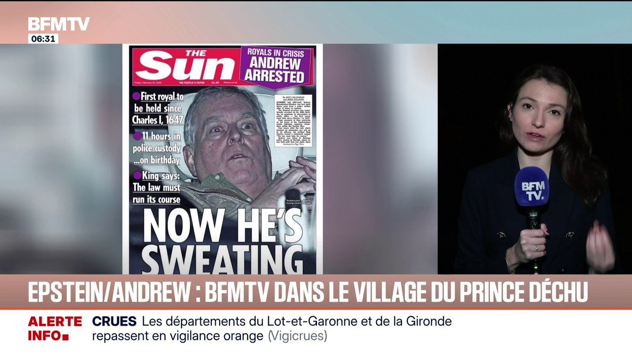 Affaire Epstein: une photo de l'arrestation de l'ex-prince Andrew fait la Une des journaux au Royaume-Uni