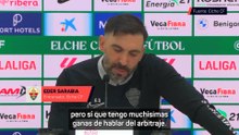 Sarabia: "El reglamento no es de los árbitros, es del fútbol"