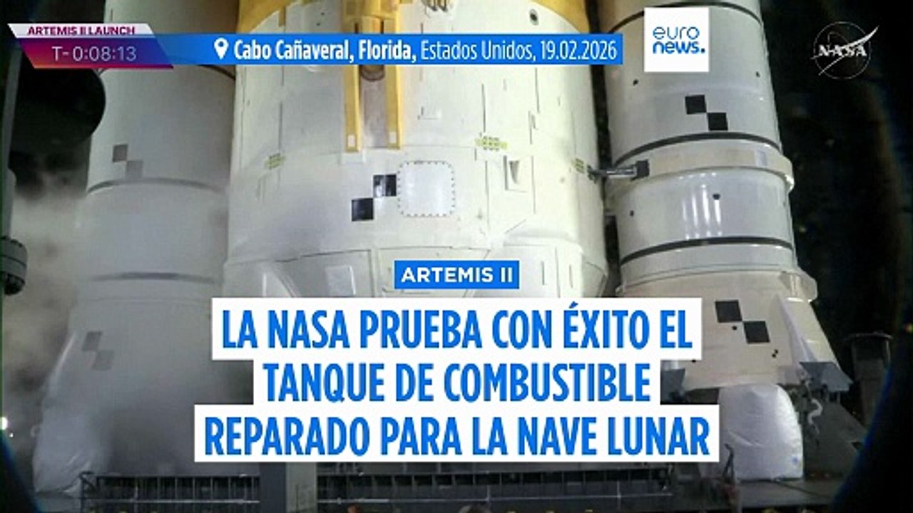 La NASA ha probado con éxito el depósito de combustible del cohete lunar de la misión Artemis