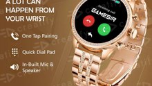 GameSir Gen 9 Rose Gold Smartwatch Review | Bluetooth Calling & Fitness Tracker ⌚✨