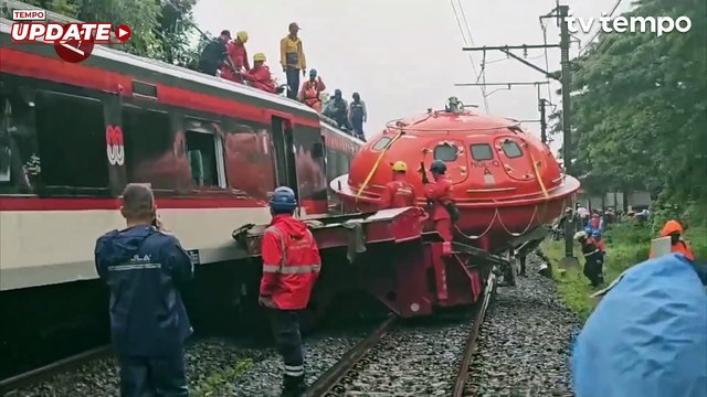 KA Bandara Tabrak Truk, Jalur Kereta Api Tangerang - Jakarta Lumpuh