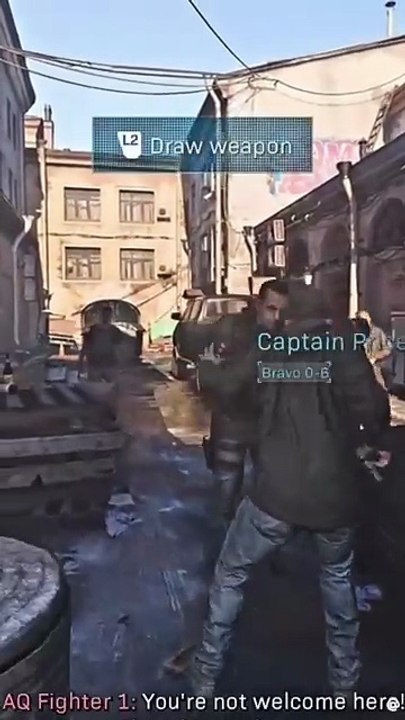Hold Square to Reload: Tense Close-Quarter Encounter in the Bar" Description