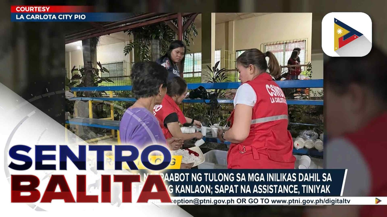DSWD, agad na nagpaabot ng tulong sa mga inilikas dahil sa pagputok ng Bulkang #Kanlaon; sapat na assistance, tiniyak