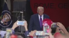 Trump Surprises Crowd With Awkward Dance to ‘God Bless the USA’ During Georgia Entrance