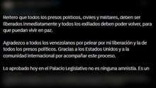 Opositor venezolano Juan Pablo Guanipa anuncia su libertad plena tras histórica amnistía
