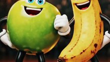 Green Apple 🍏 & Banana  Crazy Dance Battle 💃🕺 | Realistic Funny Fruit Dance 4K #Shorts