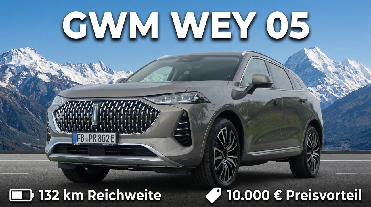 GWM WEY 05 Premium-SUV mit Allrad & 476 PS