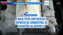 Artemis II: NASA testa com êxito depósito de combustível do foguetão lunar após fugas iniciais