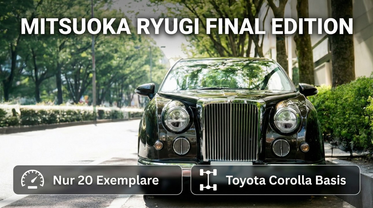 2026 Mitsuoka Ryugi Final Edition: Luxus trifft Corolla
