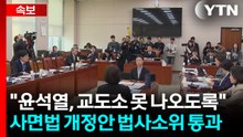 [속보] '내란범 사면 금지' 사면법 개정안 법사소위 통과 / YTN
