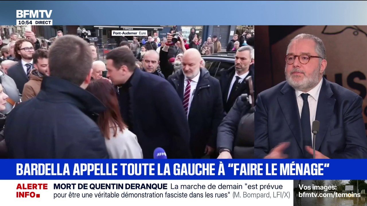 Rachid Termal, sénateur PS, pointe "une dimension politique" à la marche en hommage à Quentin Deranque