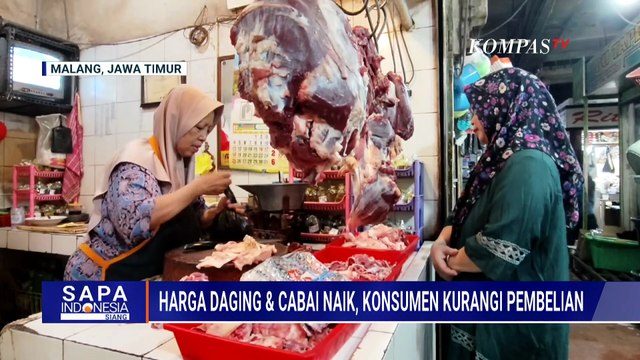 Harga Daging Sapi hingga Cabai Rawit Naik Drastis, Pedagang Keluhkan Penjualan Turun | SAPA SIANG