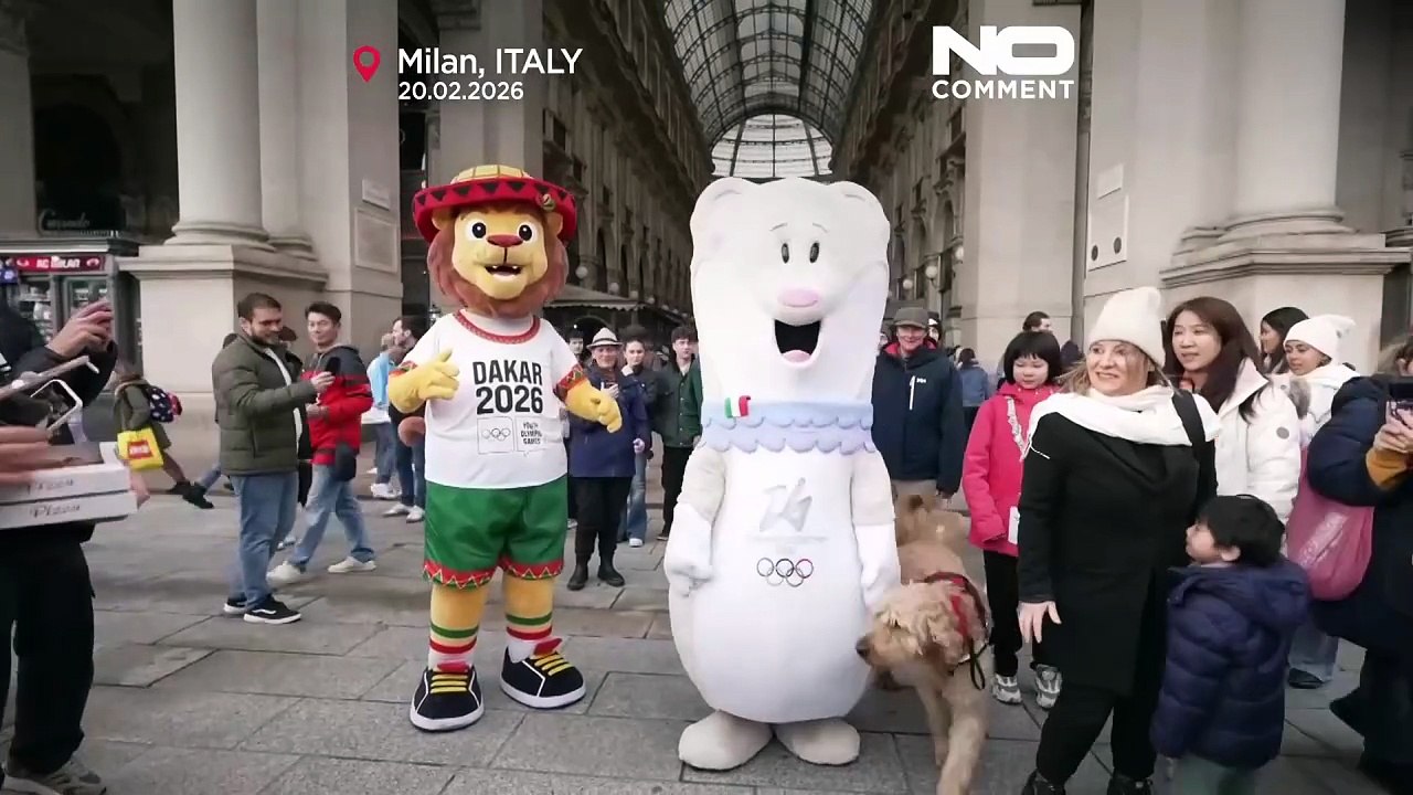 Von milano cortina bis dakar: olympiamaskottchen tina und ayo im rampenlicht
