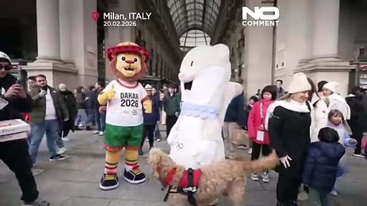 De Milan Cortina à Dakar 2026: les mascottes olympiques Tina et Ayo réunies