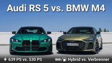 2026 Audi RS 5 Limousine (B10) vs. 2025 BMW M4 Competition (G82)