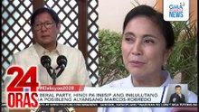 Liberal Party, wala pang tiyak na pambato sa eleksyon 2028, pero naniniwalang dapat isa lang ang kandidato ng oposisyon | 24 Oras