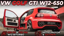 VW Golf GTI W12-650 – Der extremste GTI aller Zeiten ist jetzt ROT!