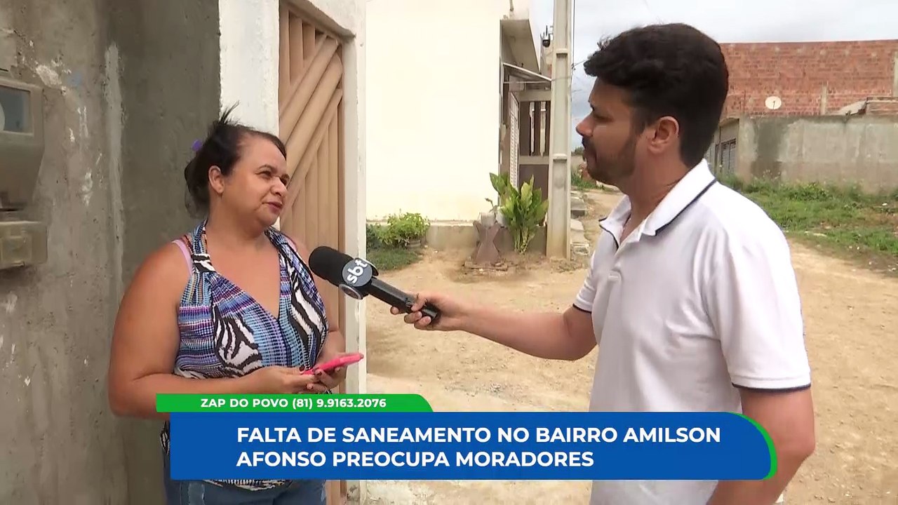Saneamento Básico em Caruaru: O descontentamento dos moradores da comunidade Amilso Afonso e a necessidade urgente de melhoria na infraestrutura de esgoto