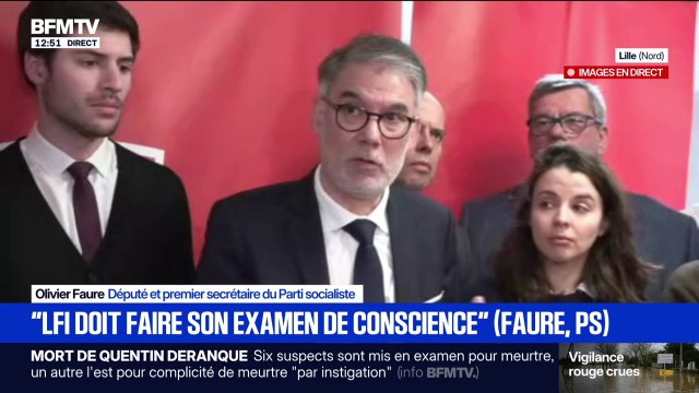 Mort de Quentin Deranque: Nous ne devons pas précéder la justice , rappelle Olivier Faure