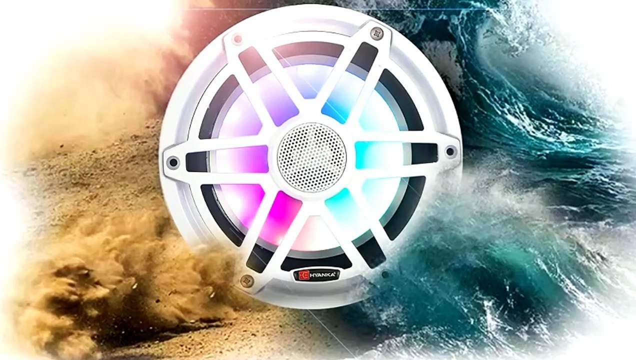 H YANKA HMS-65 6.5 Marine Speakers - 750W Waterproof Boat Stereo