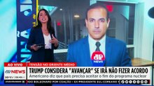 Trump diz que considera “avançar” se Irã não fizer acordo