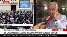 Rosendo Fraga analizó la sesión de Diputados por la Reforma Laboral