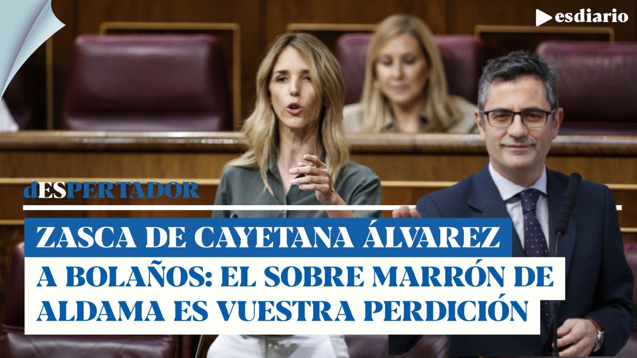 Brutal zasca de Cayetana Álvarez de Toledo a Bolaños: el sobre marrón de Aldama es vuestra perdición