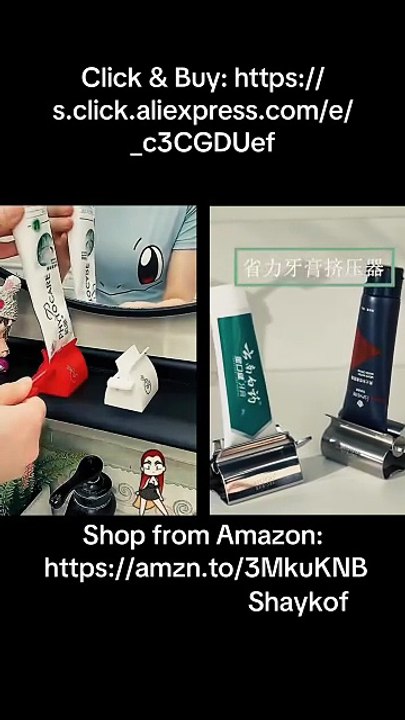 Home Toothpaste Squeezer – Stainless Steel 304 Metal Toothpaste Dispenser | Rotary Expressing Bathroom Accessory